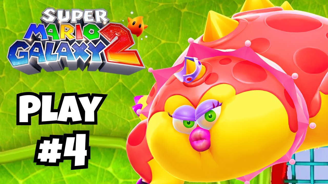 Super Mario Galaxy 2: Completing World 4 (Part 4) - Gameplay Walkthrough! [4K]