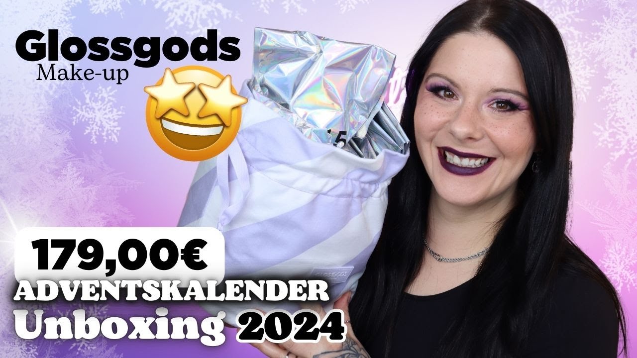 Glossgods ADVENTSKALENDER 2024 Inhalt Make-up Kalender
