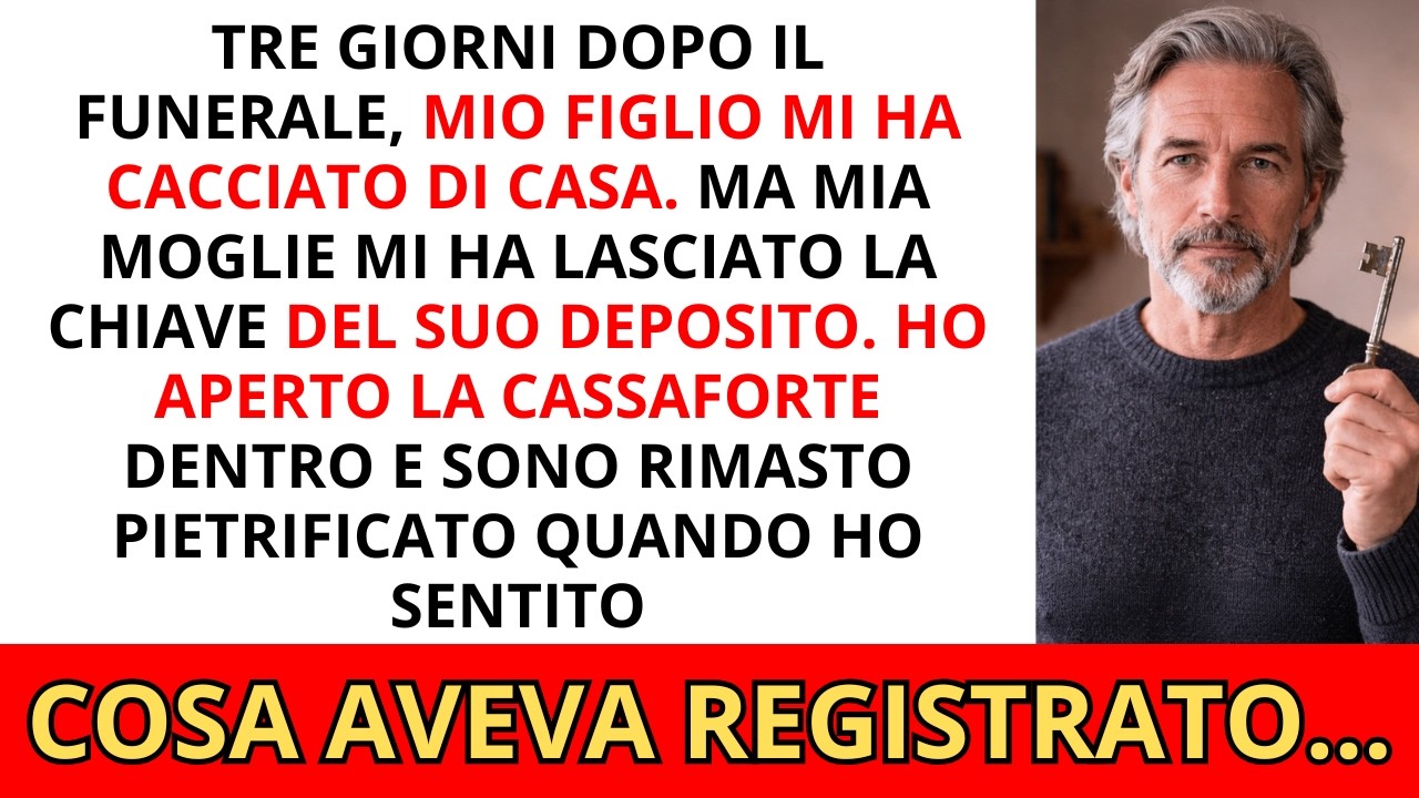 Mio figlio mi ha sfrattato 3 giorni dopo il funerale di mia moglie — poi 83 registrazioni hanno r...