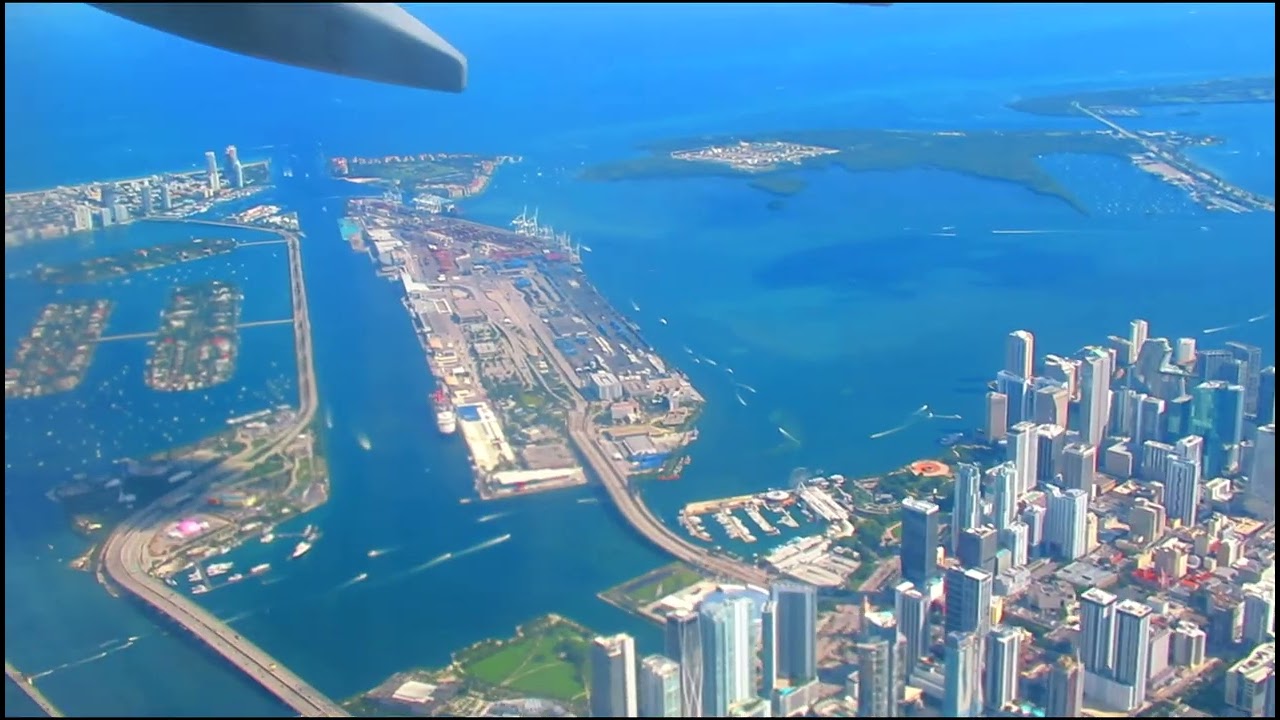 Miami, Flying over