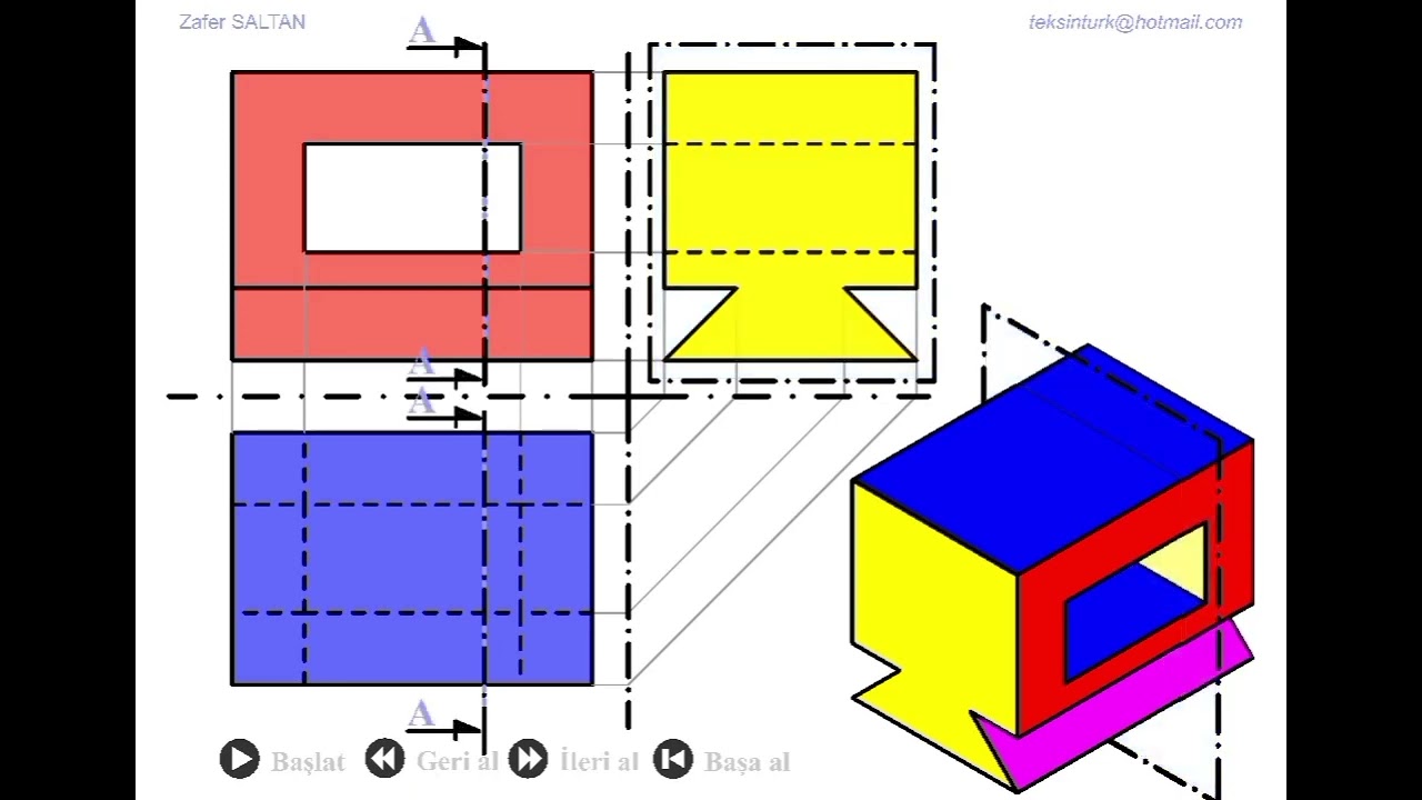 Teknik Resim Kesit Alma