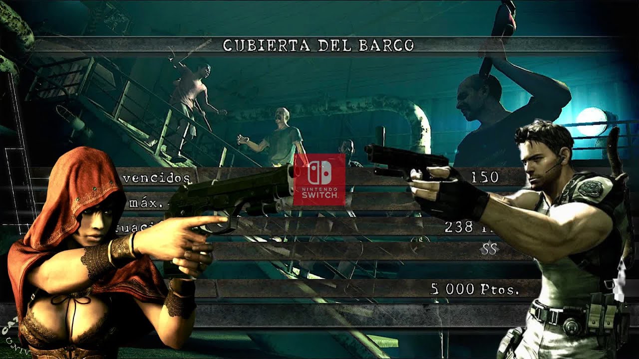 Cubierta de barco (238,128) | Chris Redfield (B.S.A.A) & Sheva Alomar (Cuento de hadas) | RE5 MU