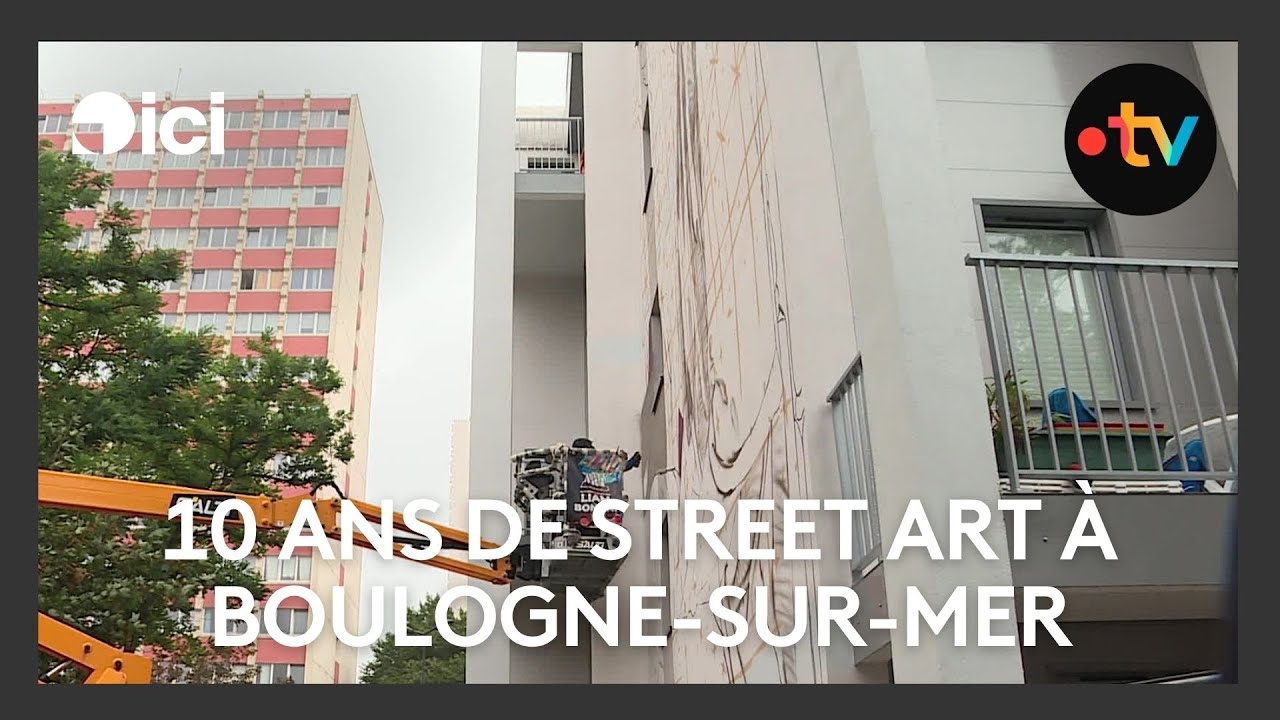 Street Art à Boulogne-sur-Mer : des œuvres spectaculaires pour la 10e édition du Festival