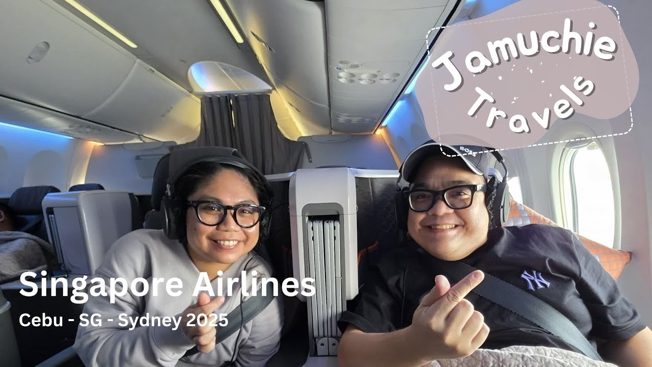 Jam Eats The World - Travel to Sydney from Cebu via Singapore Airlines Business Class