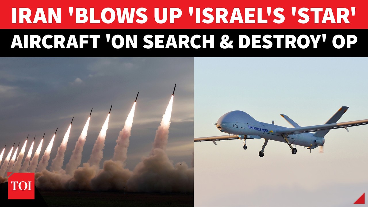 &lsquo;Israeli Aircraft BLOWN TO BITS&rsquo;: Iran's 1ST POST-TRUCE KILL? IRGC 'Shoots Down Hermes 900' | On Cam