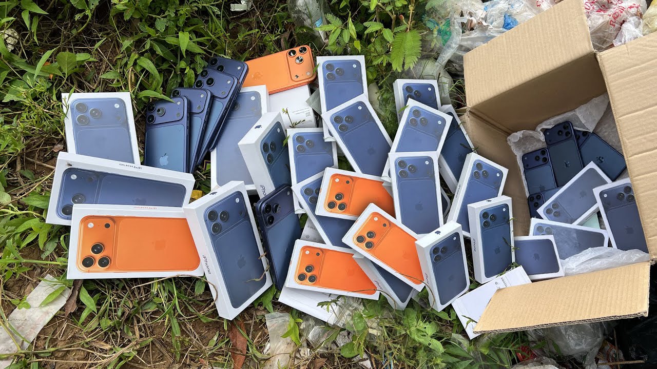 Super day! i found a lots iPhone 17 Pro Max at the garbage !! Restore Honor X6B Cracked