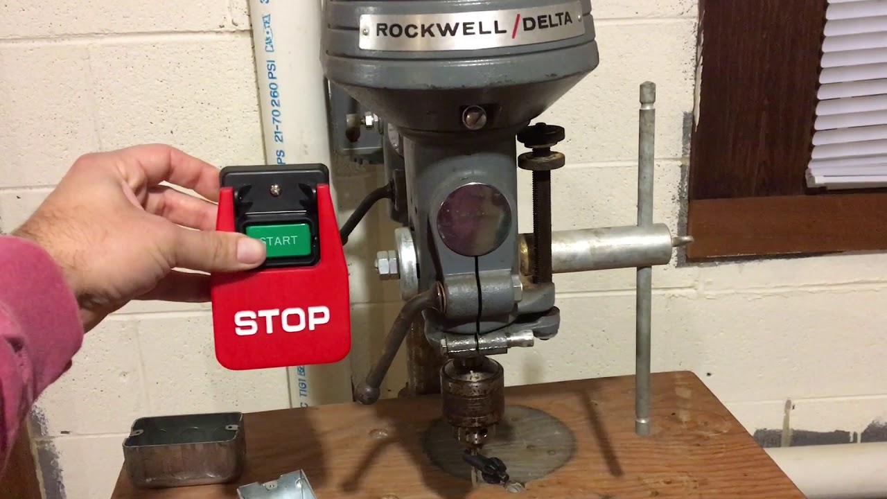 Adding A Switch To A Drill Press