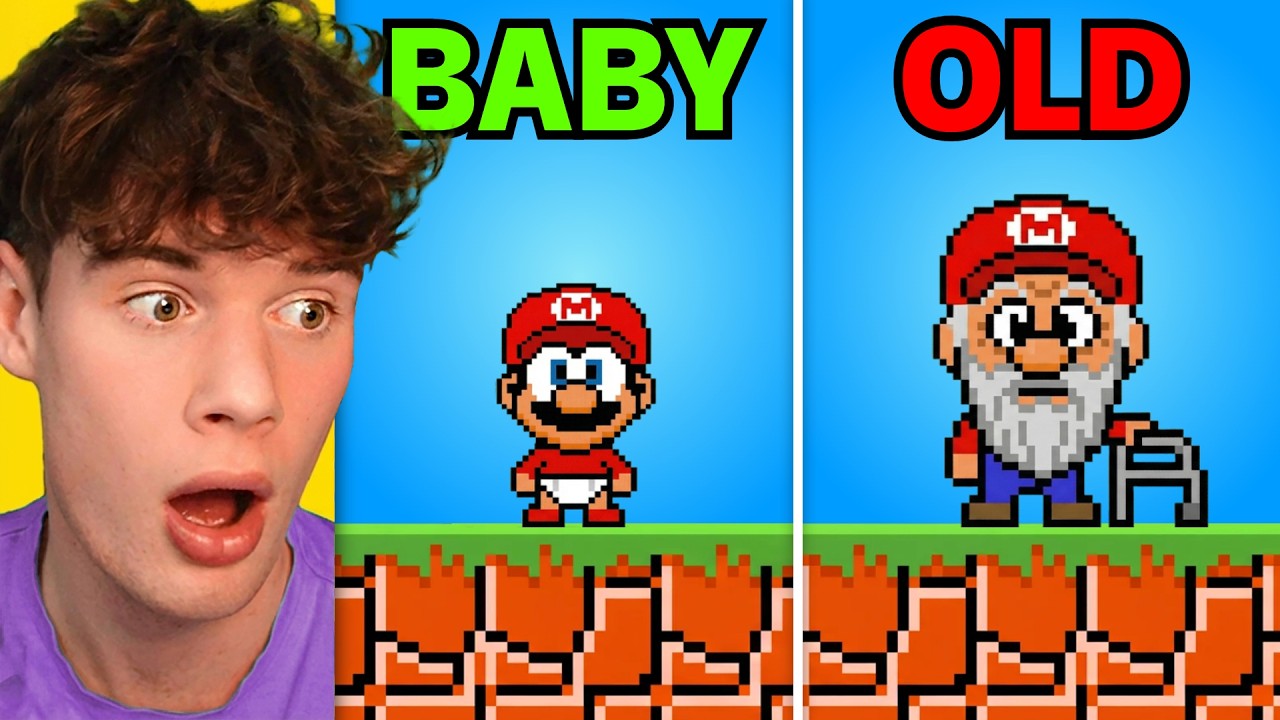 Everytime Mario Jumps, he GETS OLDER...