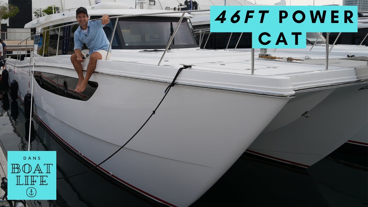 Discovering a 46ft Power Cat from Dubai! The Silvercat 46 Lux