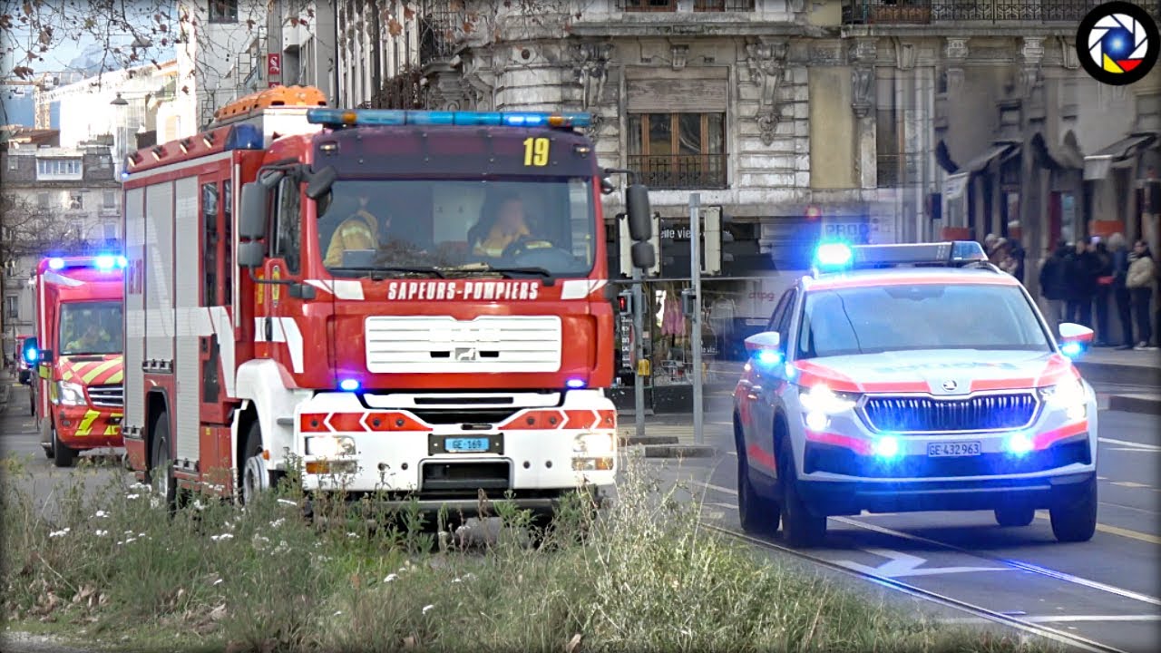 Pompiers - Police - Ambulances [Compilation Genève]