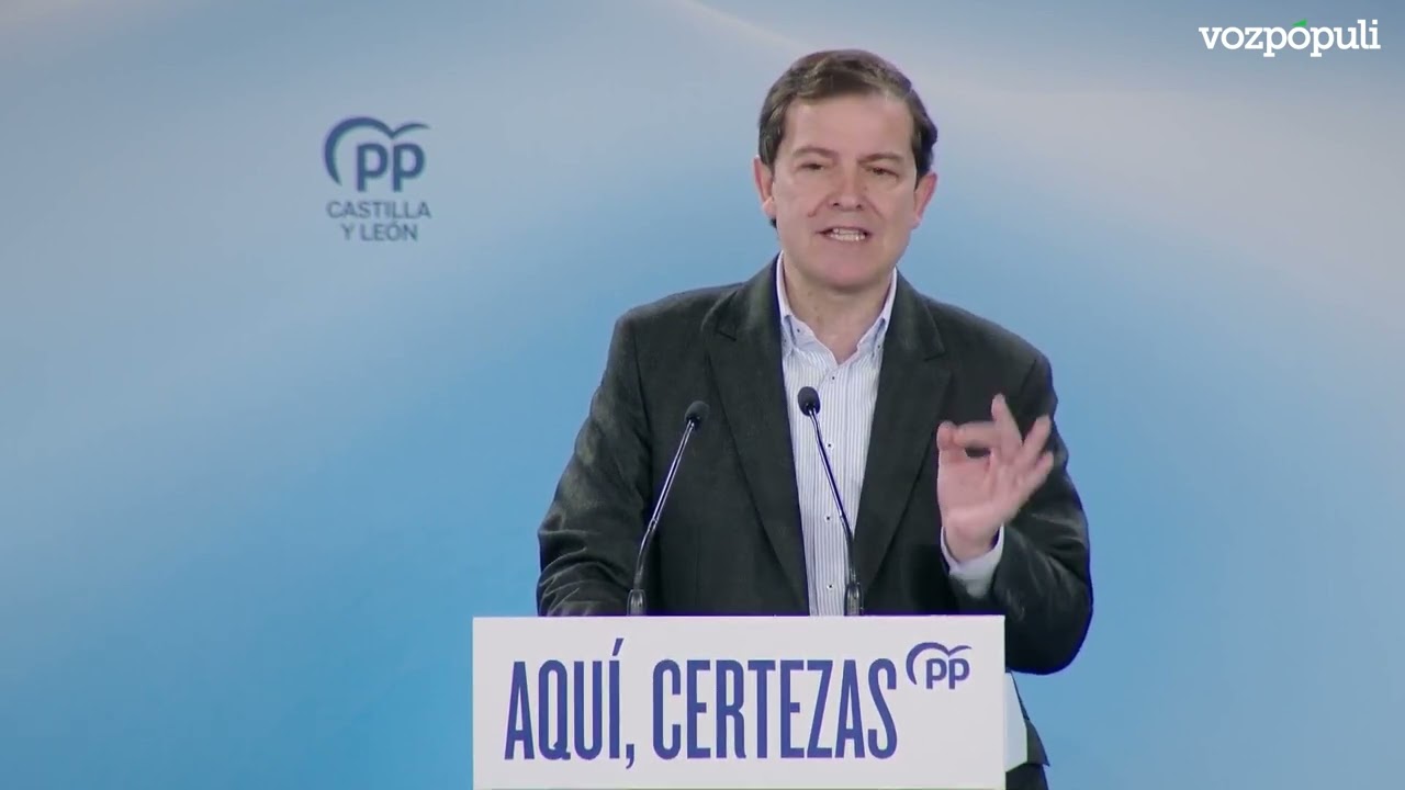 Mañueco rechaza pactar con el 