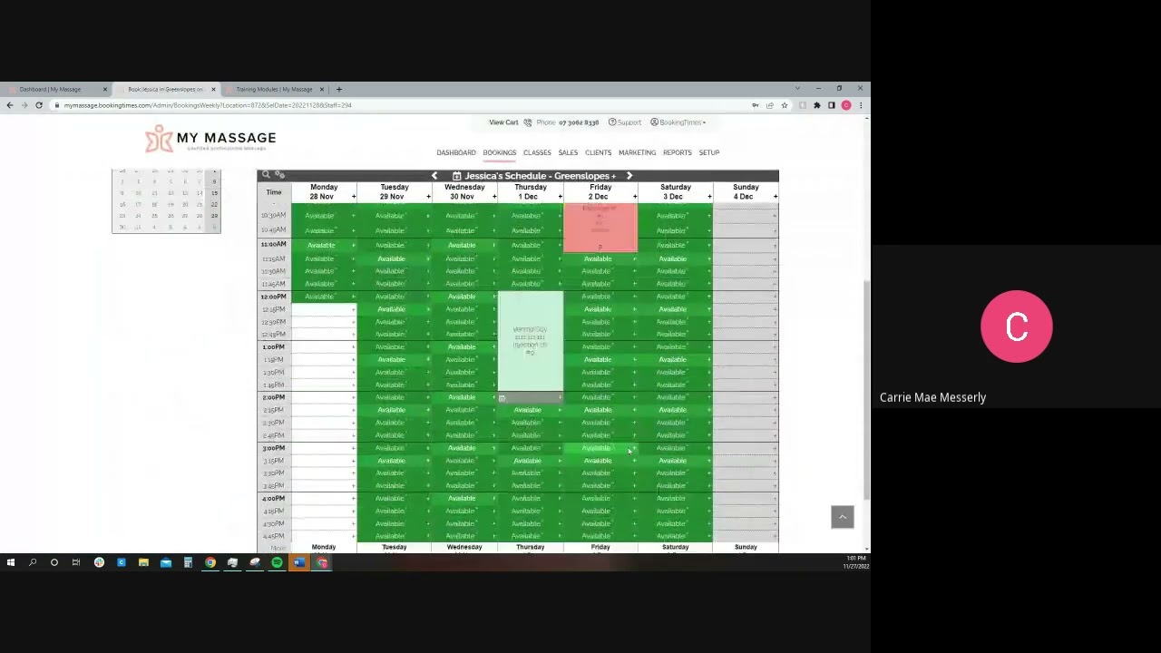 Massage Therapy Scheduling Software - BookingTimes Software