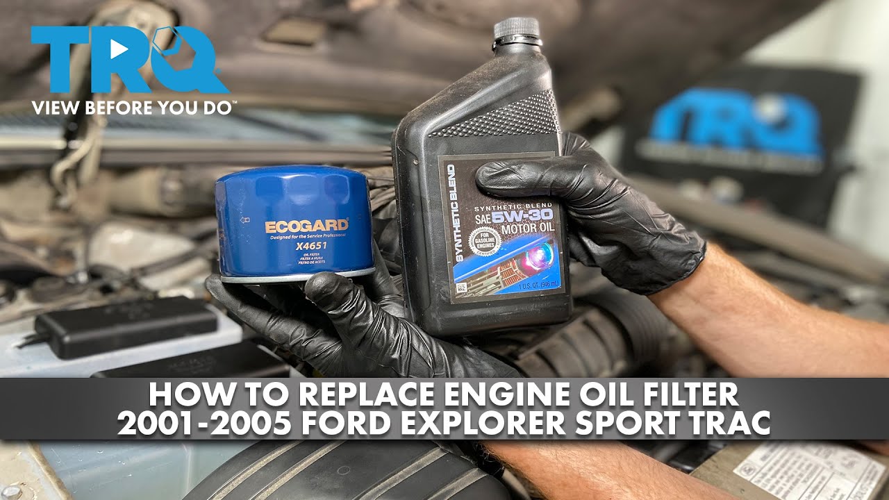 How to Change Oil 2001-2005 Ford Explorer Sport Trac