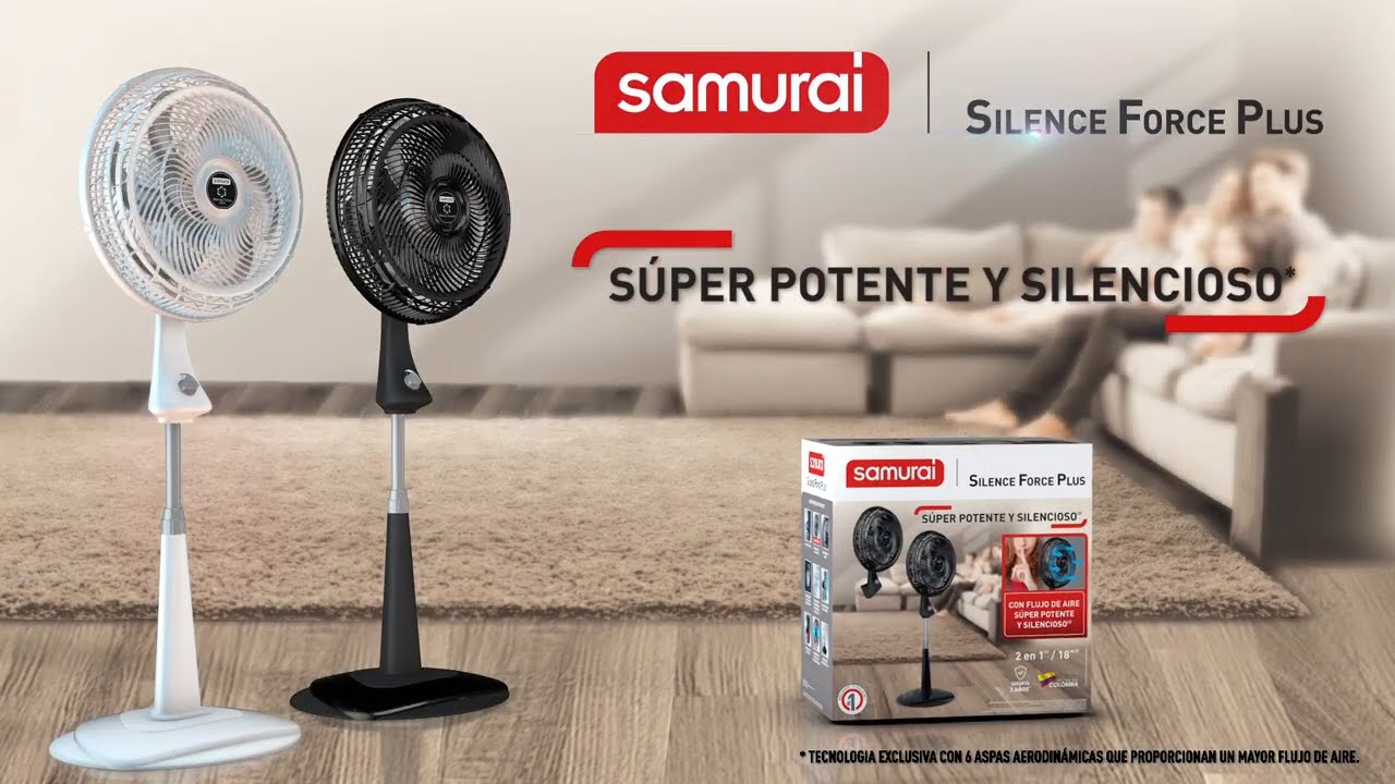 Ventiladores Samurai: Silence Force Plus