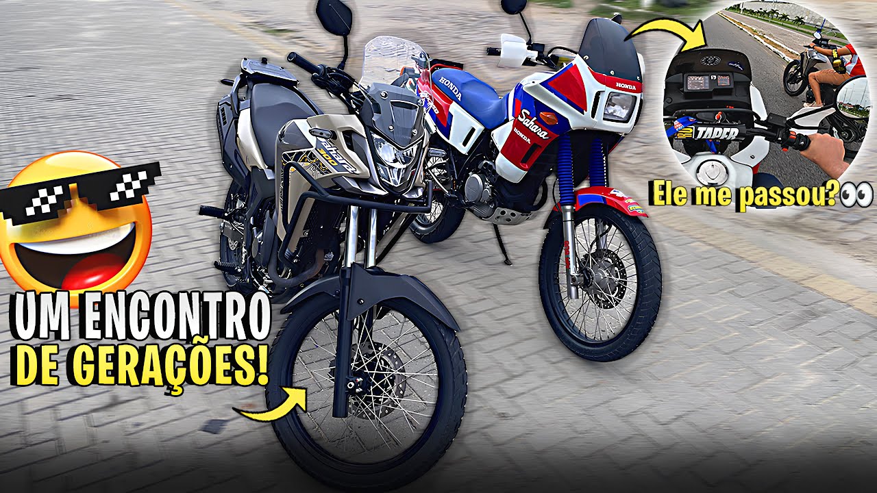 🔥SAHARA 350 1996 x SAHARA 300 2025 – A DIFERENÇA É CHOCANTE?