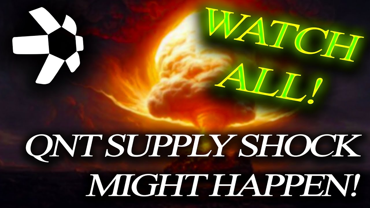 🔥WILL QNT HAVE A PULLBACK!?🚀🚀QNT SUPPLY SHOCK MIGHT HAPPEN🔥QUANT NETWORK UPDATE