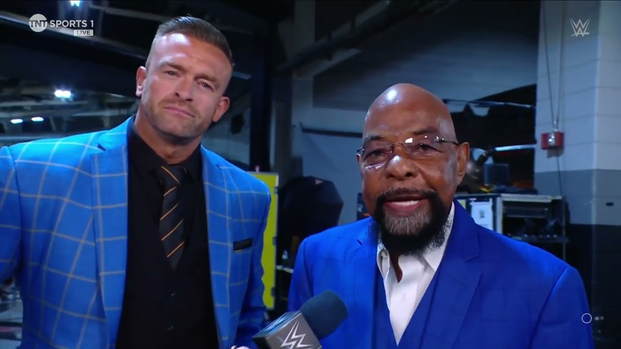 Nick Aldis meets Teddy Long - Smackdown 4/26/2024