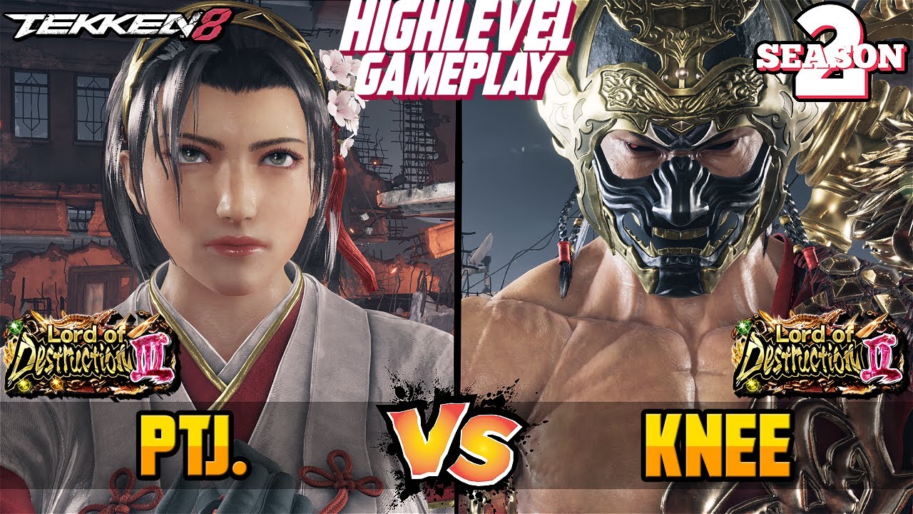 T8 – PTJ (Jun Kazama) vs KNEE (Feng Wei) – Tekken 8 SEASON 2: High Level Gameplay