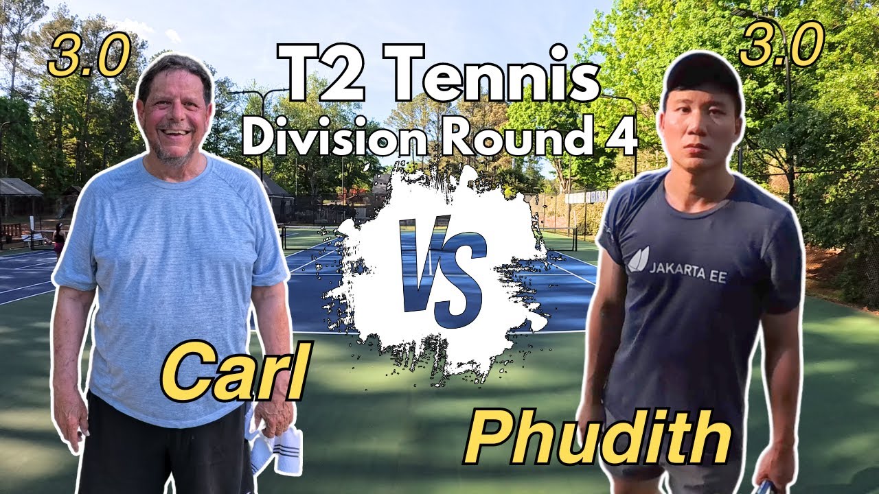 Can I make a playoff? | T2 Division Round 4 | Tennis 3.0 Full Match | League play against Carl