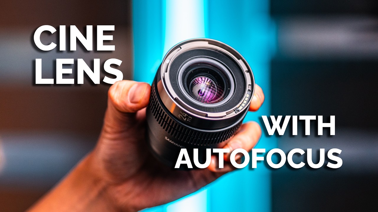 World's FIRST Cine Lenses with AUTOFOCUS?! - Samyang V-AF T1.9 FE (24mm & 75mm)