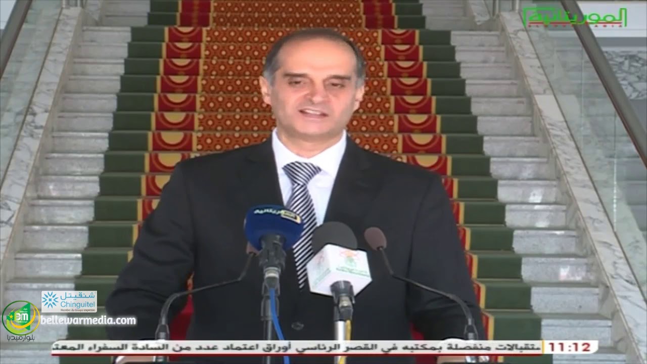 رئيس الجمهورية السيد محمد ولد الشيخ الغزواني يتسلم اوراق اعتماد عدة سفراء بموريتانيا
