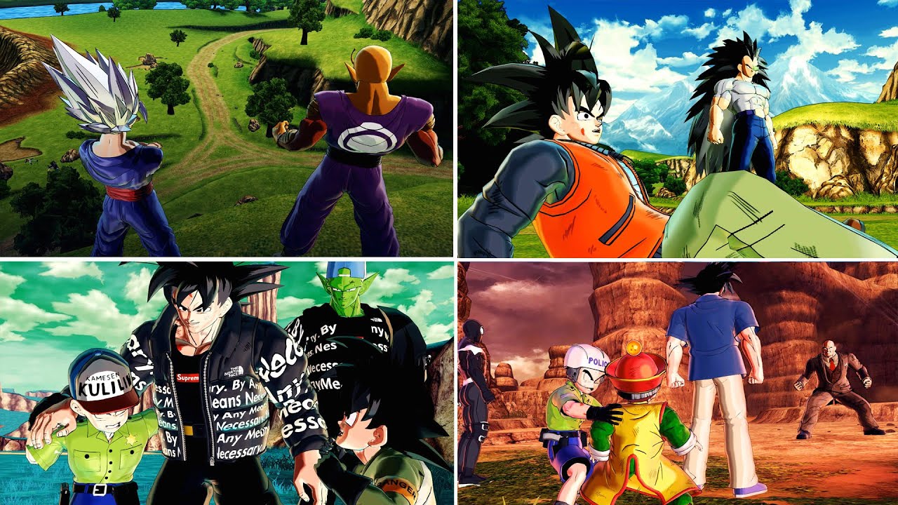 Random  Characters Outfits! Story Modded Cutscenes - Dragon Ball Xenoverse 2 Mods