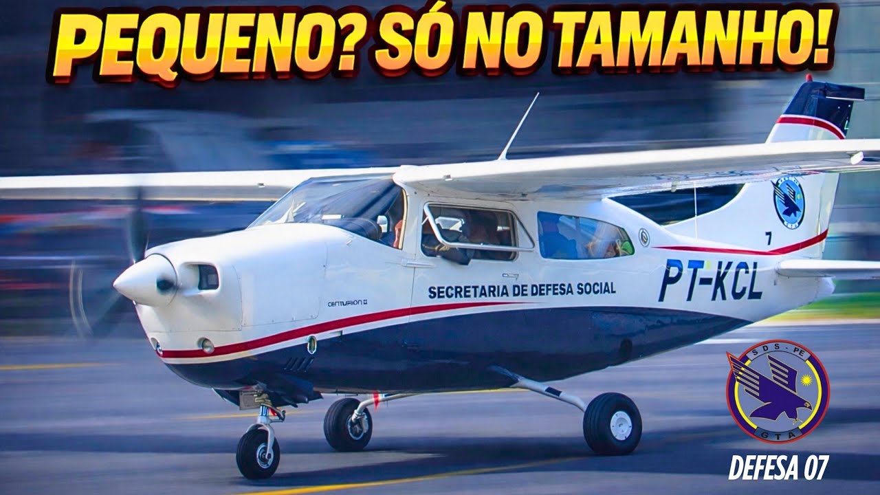 CONHEÇA O CESSNA 210L GTA PERNAMBUCO DEFESA 07 NO AEROPORTO DO RECIFE.