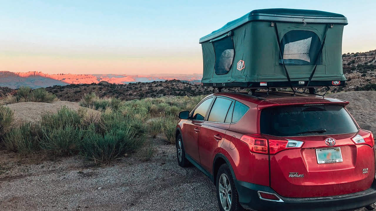 Tepui HyBox Rooftop Tent & Cargo Box Demo | Solo Female Traveler Full-Time Tiny Home on Wheels