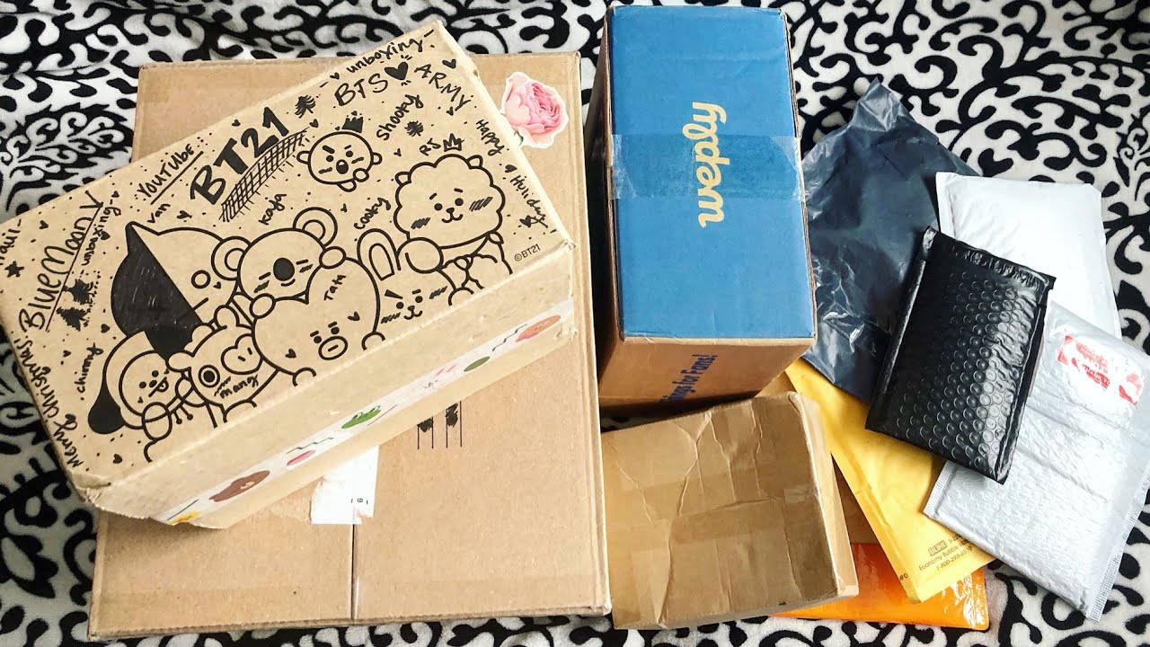 [UNBOXING/HAUL] BT21 | BTS WORLD | Christmas Presents | Rkive RM | Enamel Pins