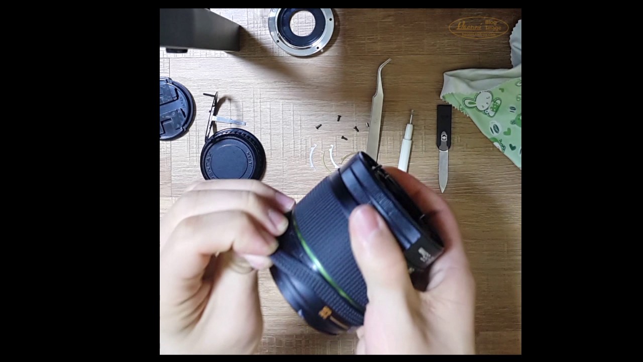 Pentax DA 18-55mm AL WR Disassembly /  펜탁스 18-55mm 물번들 분해