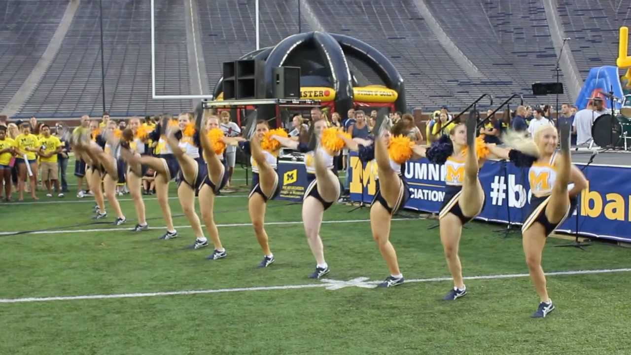 University of Michigan Cheerleaders
