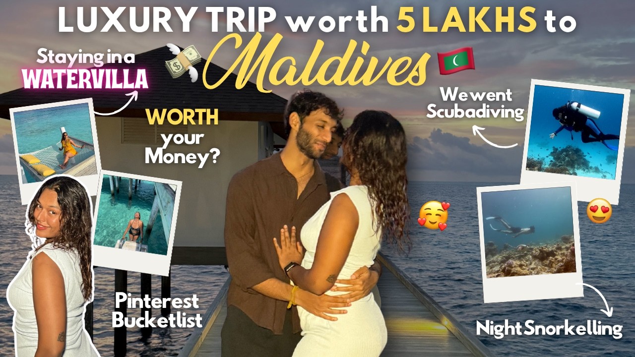 *5 LAKHS* for a Couples Luxury Trip to Maldives! 😱 Is is WORTH the money!? #TravelWSar