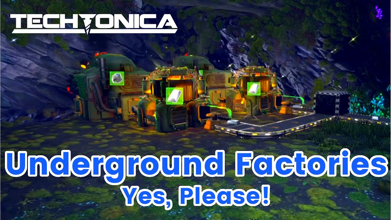 Underground Factories? Yes Please! - Techtonica Alpha Part 1