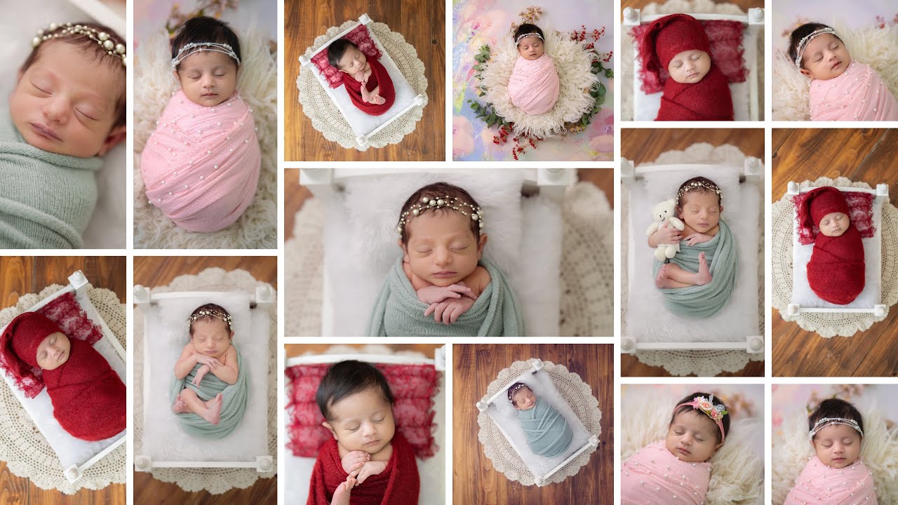 Newborn Wrapping Tutorial \ Techniques #newbornphotography #babyphotoshoot #babywrapping 