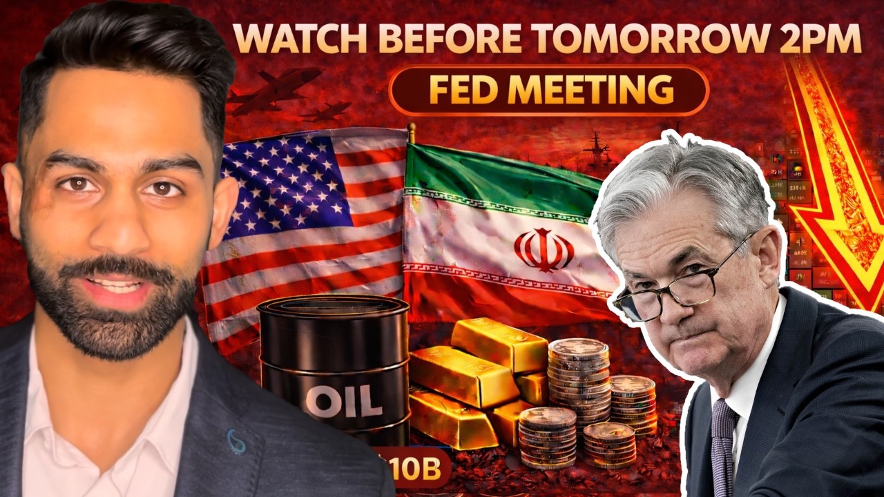 🚨 Don't SAY I didn't WARN YOU: HUGE FED Meeting Tomorrow as OIL Price ELEVATED and War Escalates!!