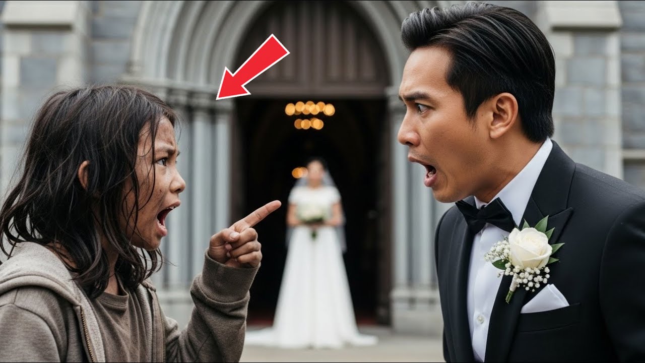 “อย่าแต่งงานกับเธอเลย” — เด็กหญิงไร้บ้านพูดอยู่หน้าประตูโบสถ์… และสิ่งที่เธอเปิดเผยหลังจากนั้น…