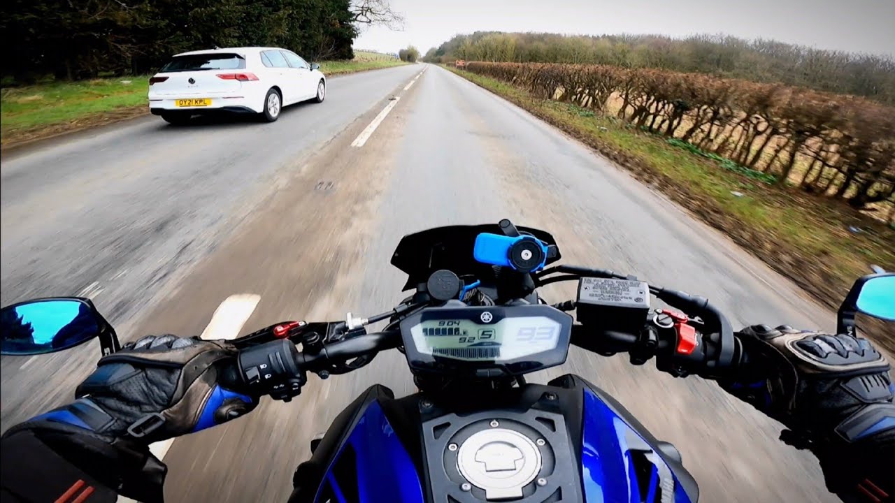 Yamaha MT07 | Ride POV | Pure Sound