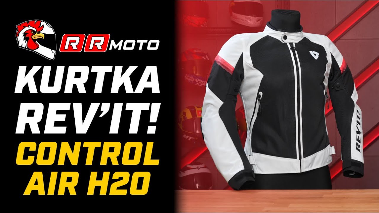REVIT CONTROL AIR H2O - letnia kurtka motocyklowa z membraną
