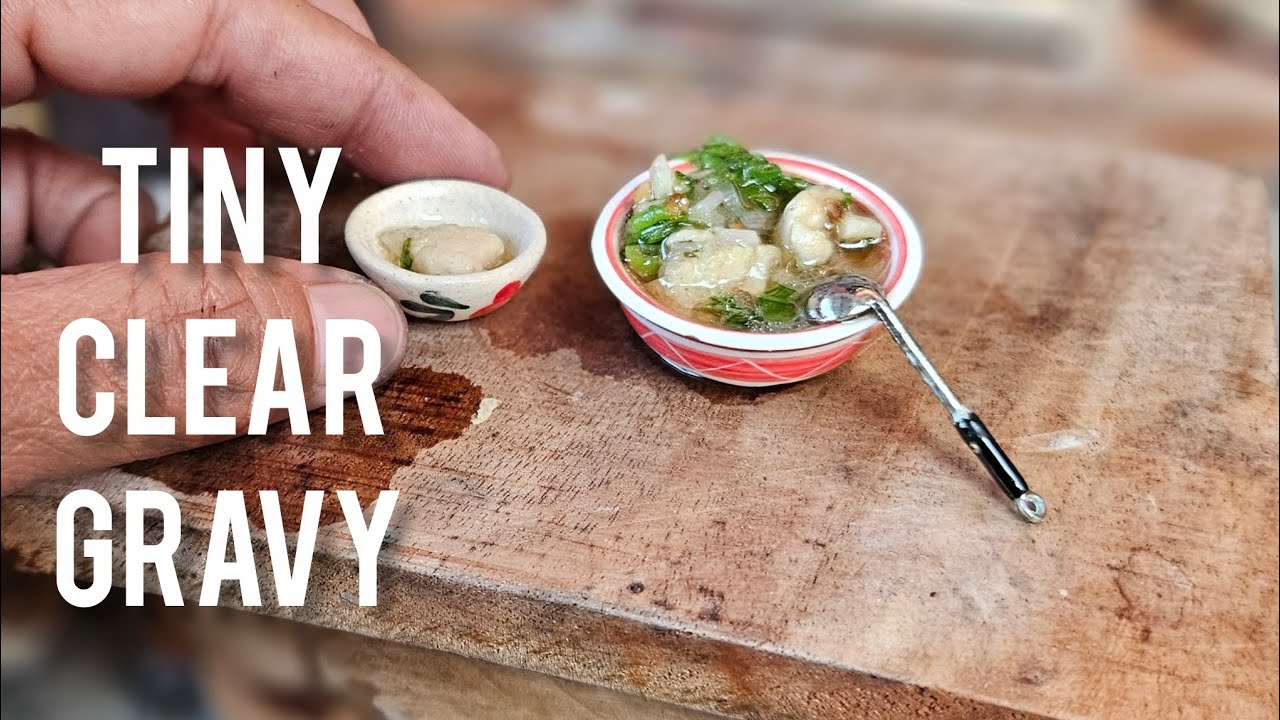 TINY HAINAN CHICKEN SOUP: SO COMFORTING! 🥣✨ l #minicooking 