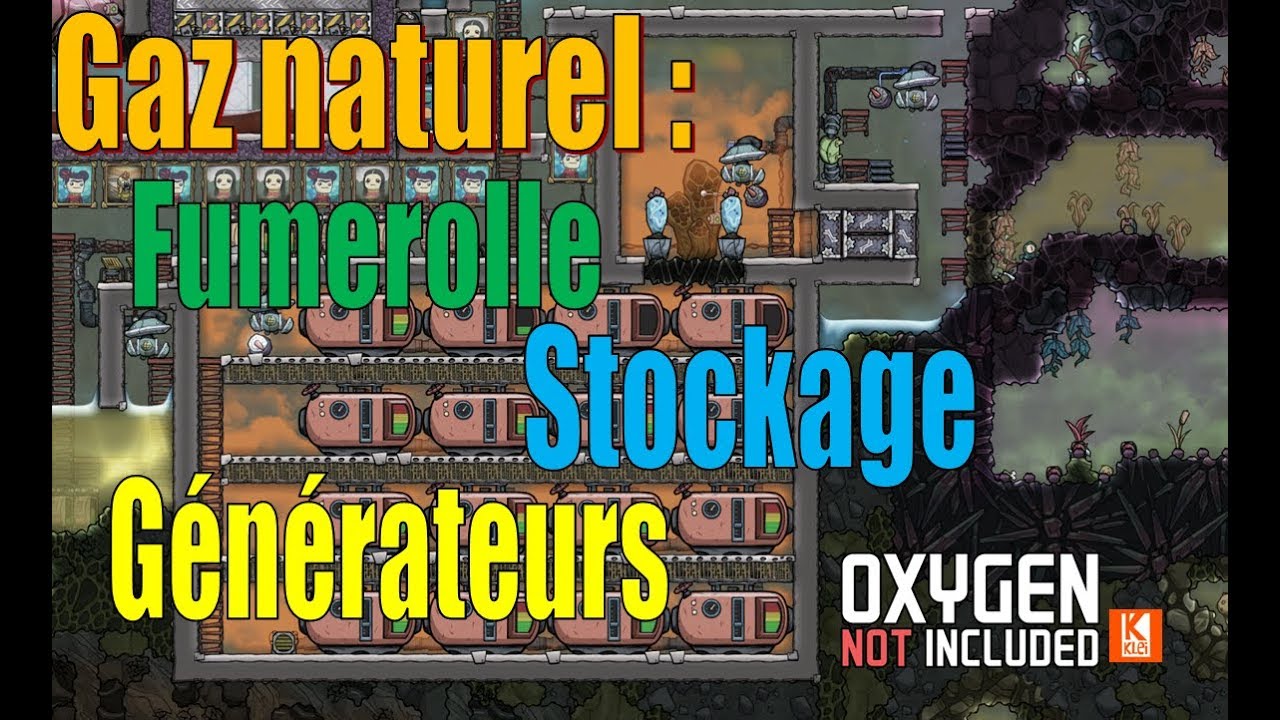 Tout savoir sur le gaz naturel : équiper la fumerolle et établir une salle de générateurs