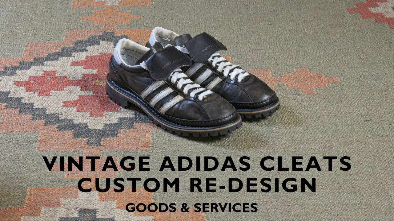 Vintage Adidas Cleats Custom Redesign