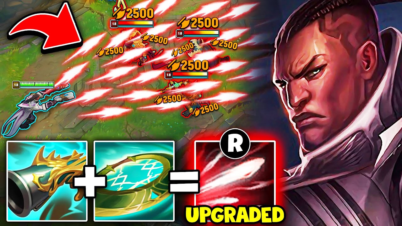 LUCIAN BUT MY ULT IS A LITERAL MACHINE GUN THAT MELTS YOUR TEAM