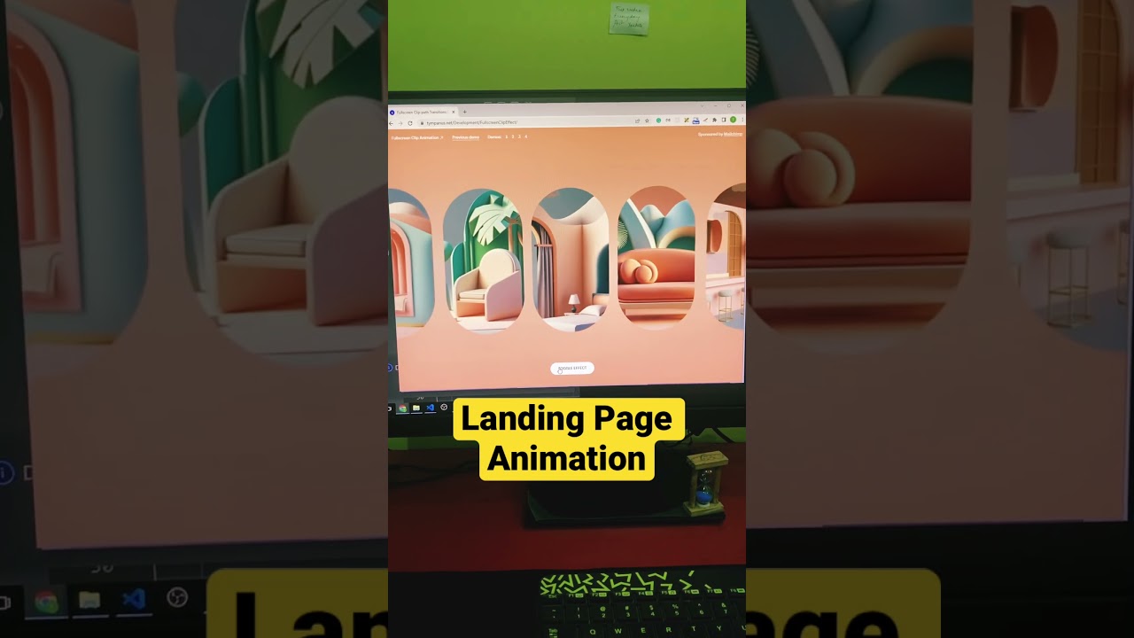 Landing Page Animation | HTML | CSS | EducateKaro.com #shorts #html #css #trending #educatekaro