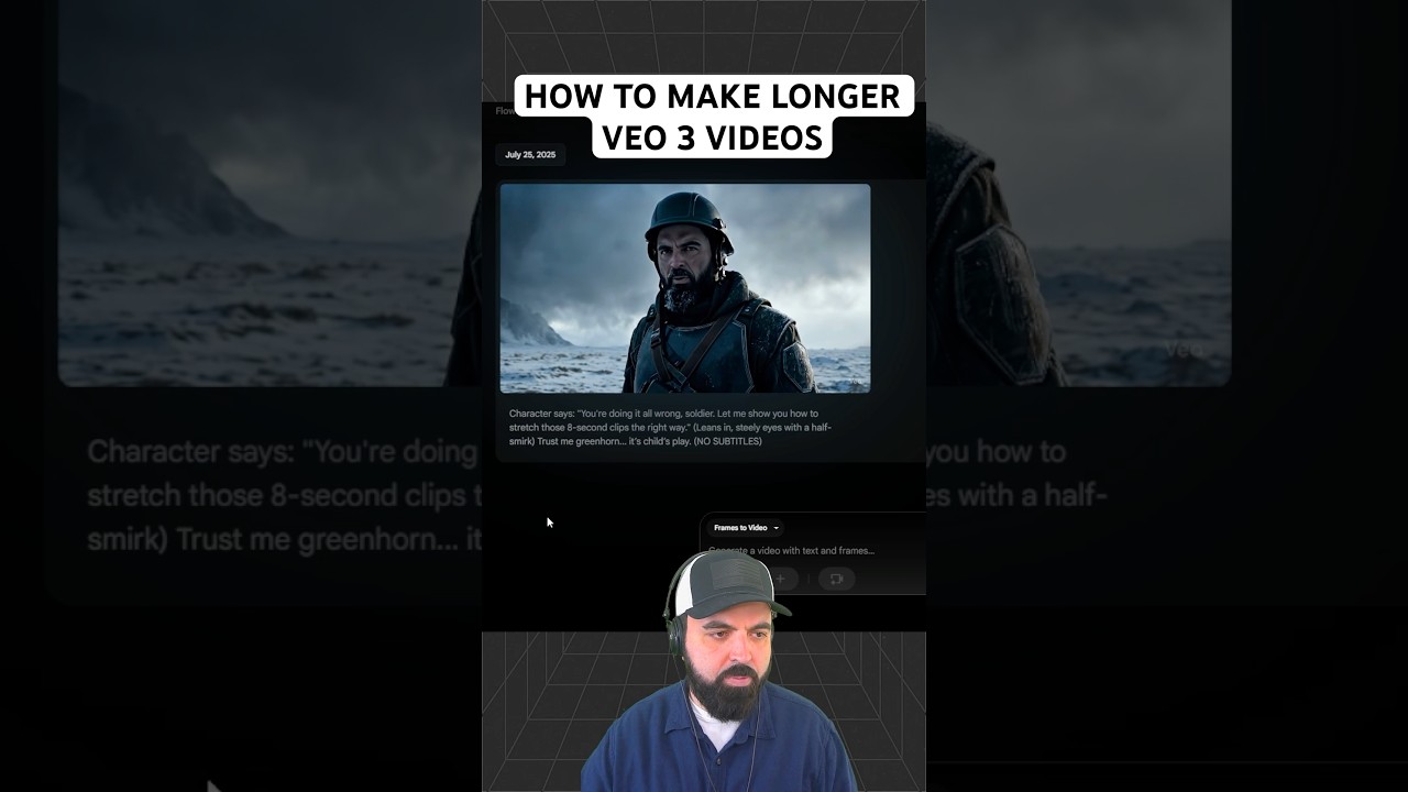 How to make longer VEO 3 videos #googleflow #veo3 #tutorial #ai