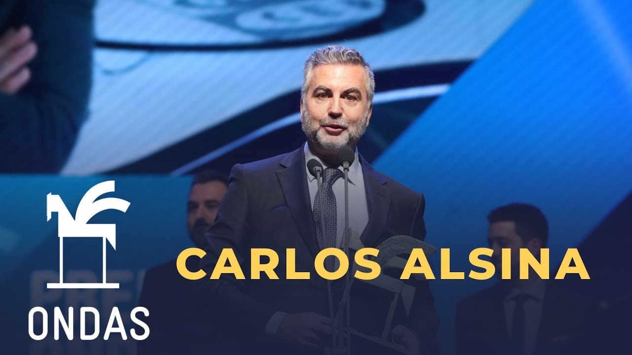 El discurso de Carlos Alsina al recoger el Ondas por el programa del Día Mundial de la Radio