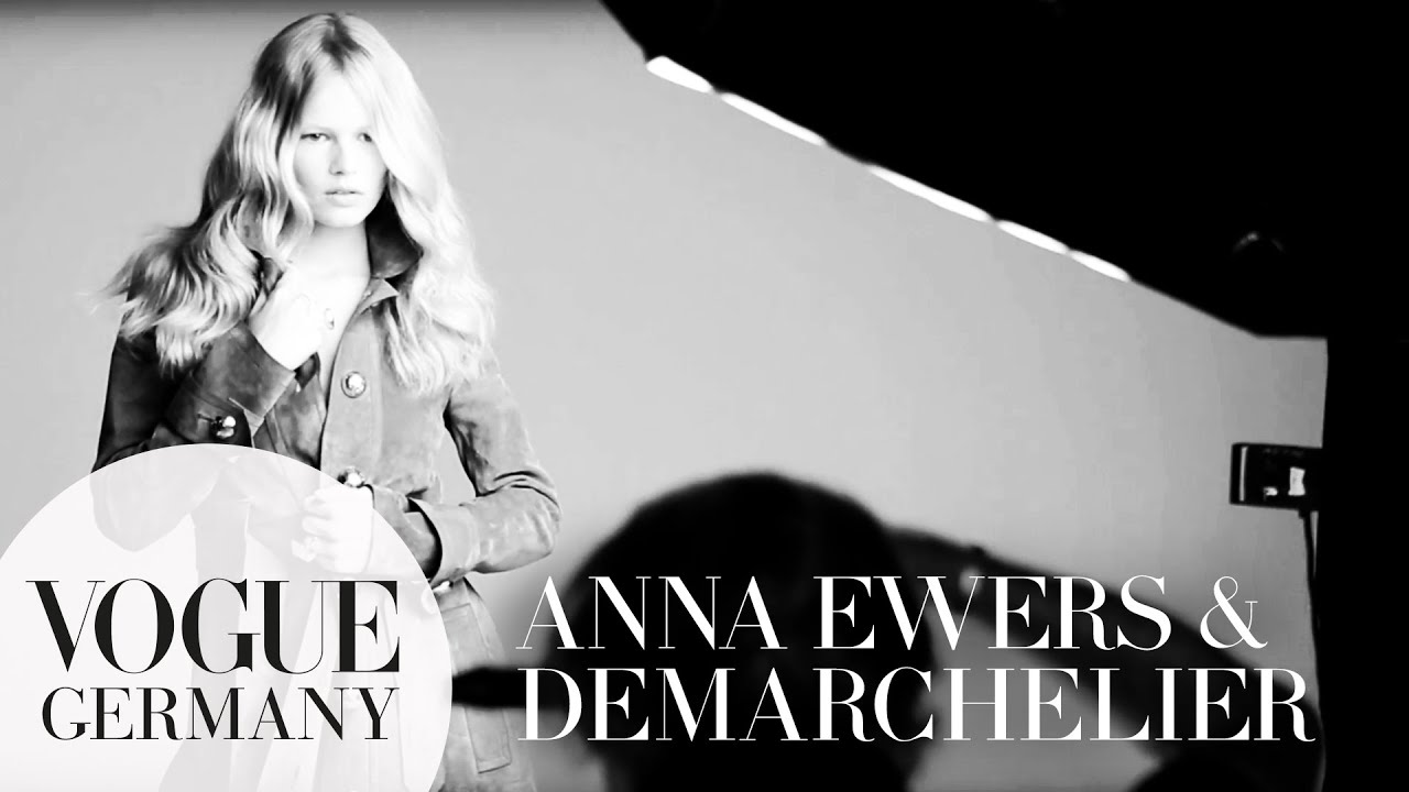 Patrick Demarchelier fotografiert Anna Ewers Cover Shoot bts fashion |&nbsp;VOGUE Behind the Scenes
