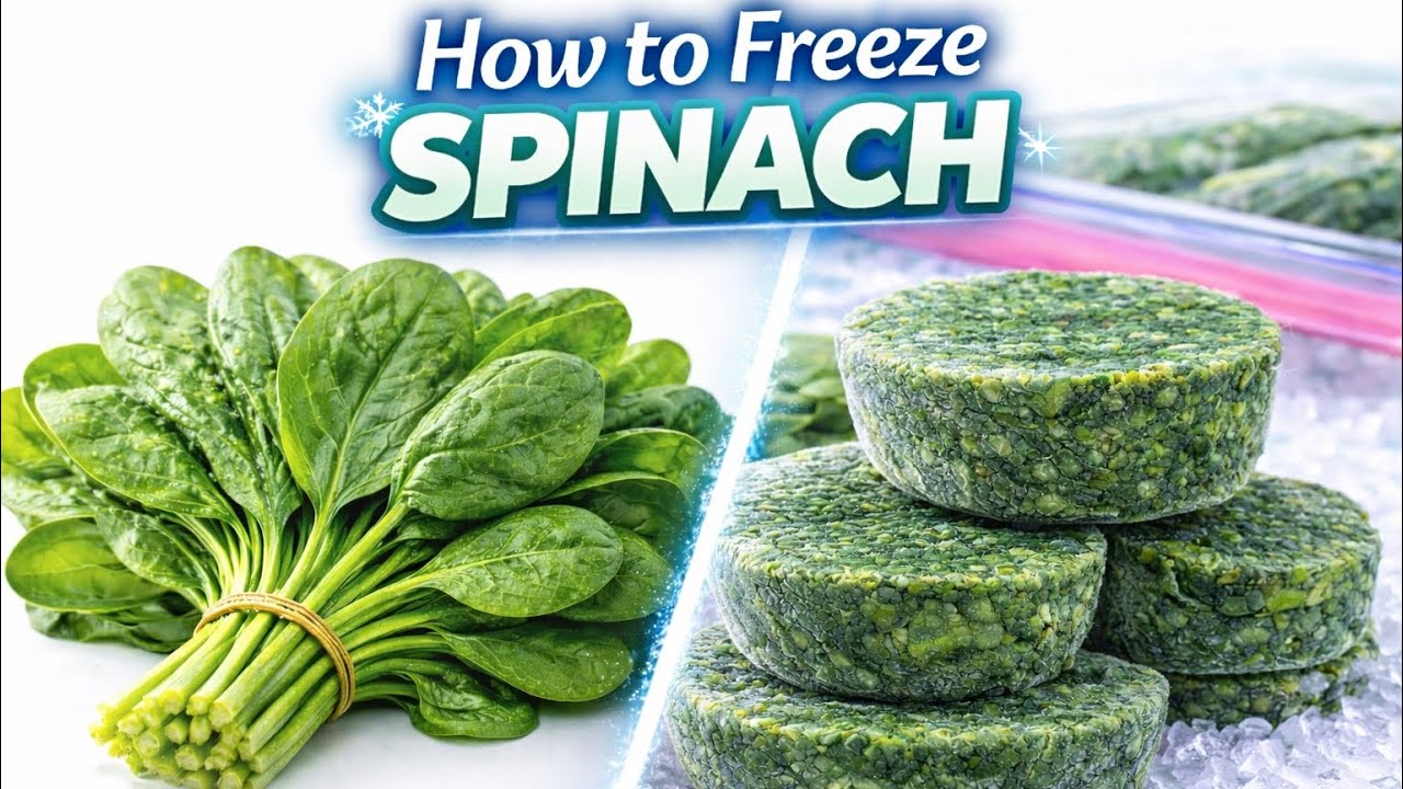How to Freeze Spinach (Save Time!)روش درست فریز پالک (اسفناج)