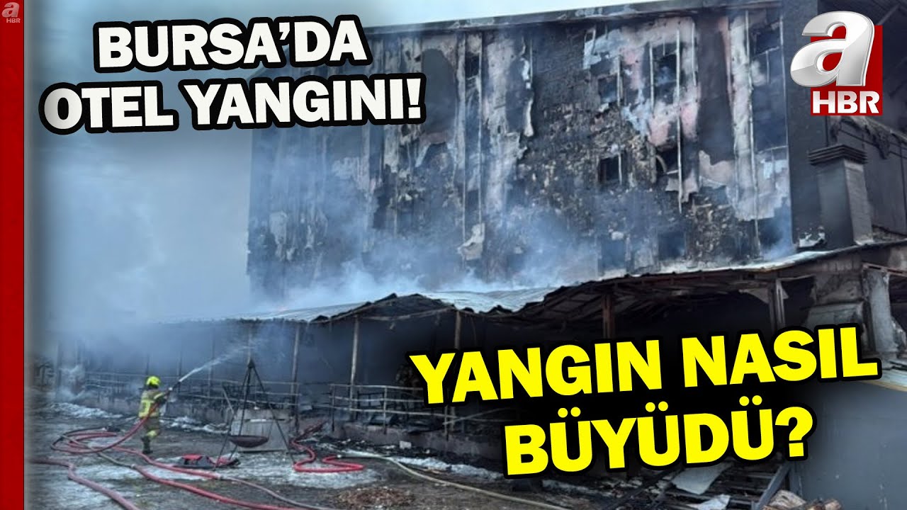 Uludağ'da otel yangını: 1 ölü, 4 yaralı! Yangın neden büyüdü? | A Haber
