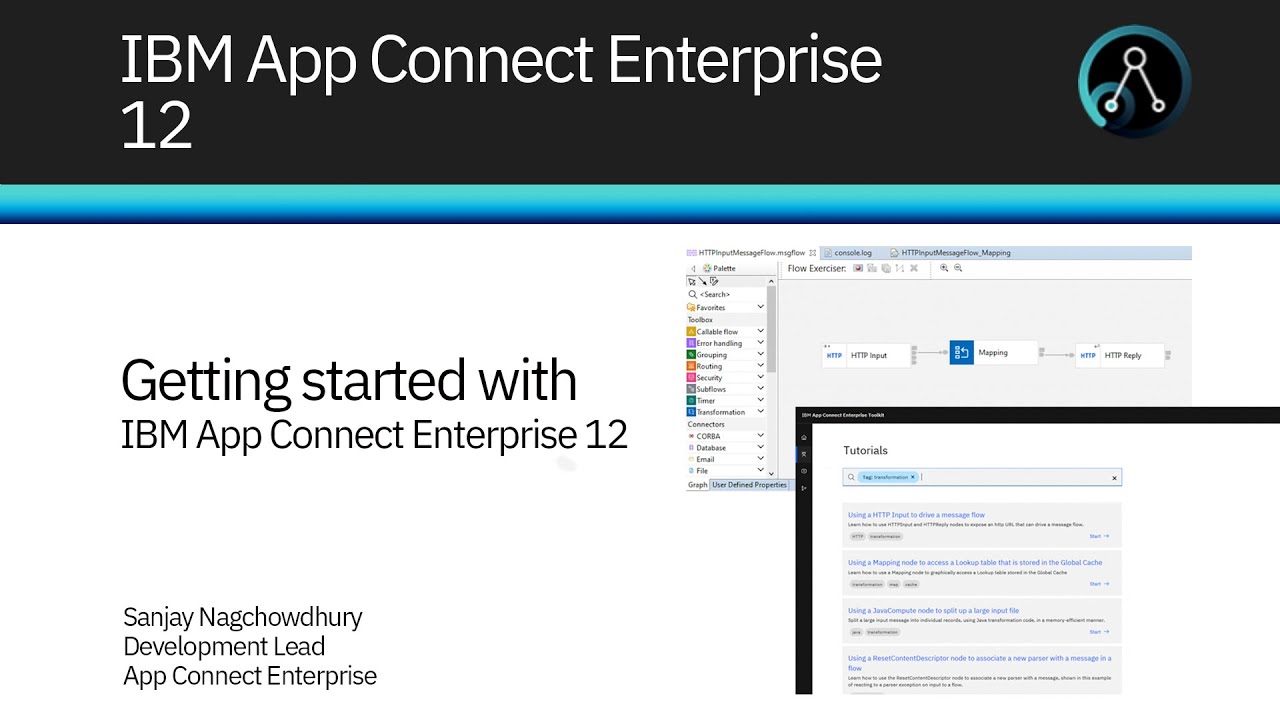 Начало работы с IBM App Connect Enterprise 12