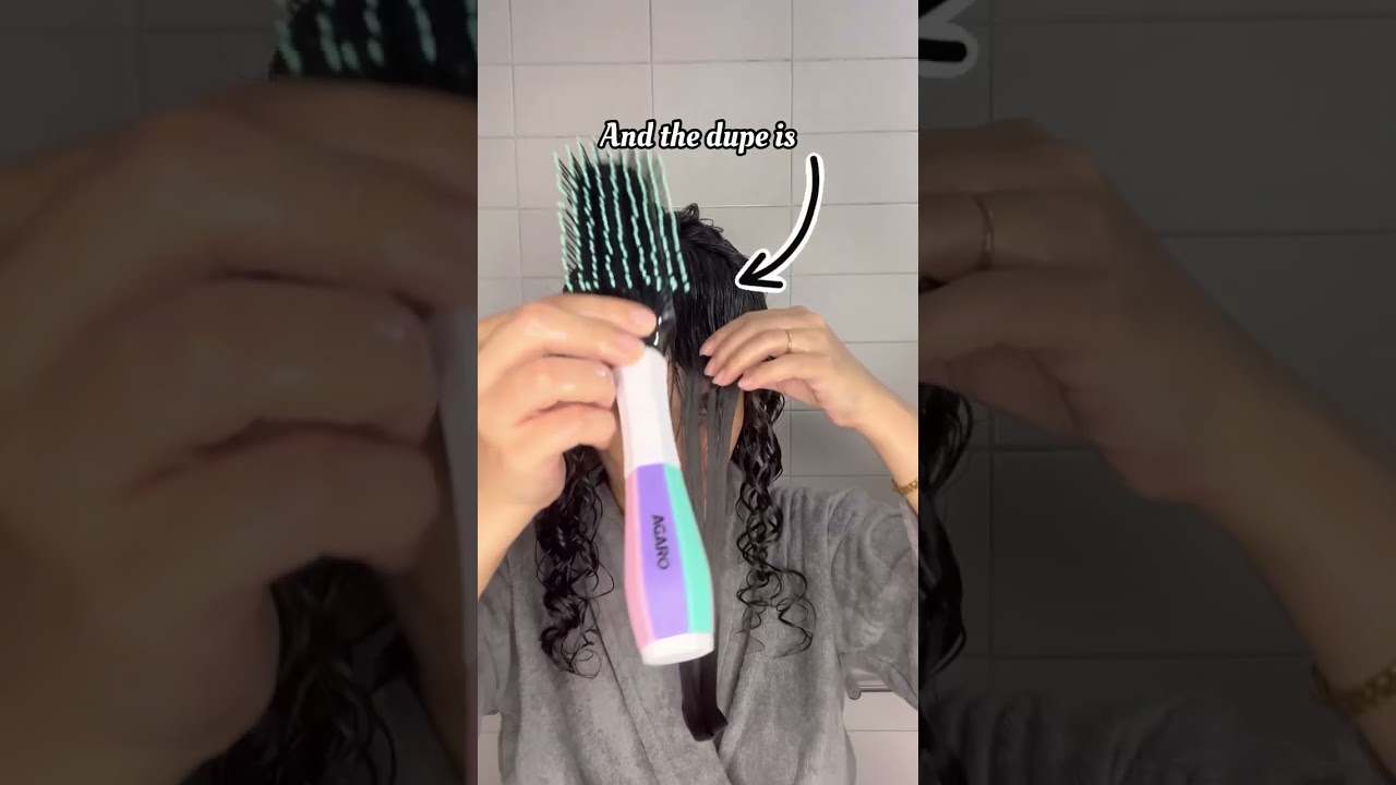 Indian Dupe of Denman D3 brush #dupe #curls #cgm #indiancurlyhair